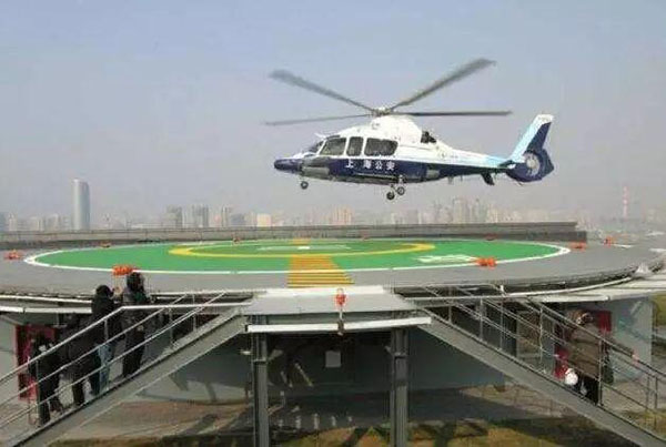屋顶直升机停机坪甲板
