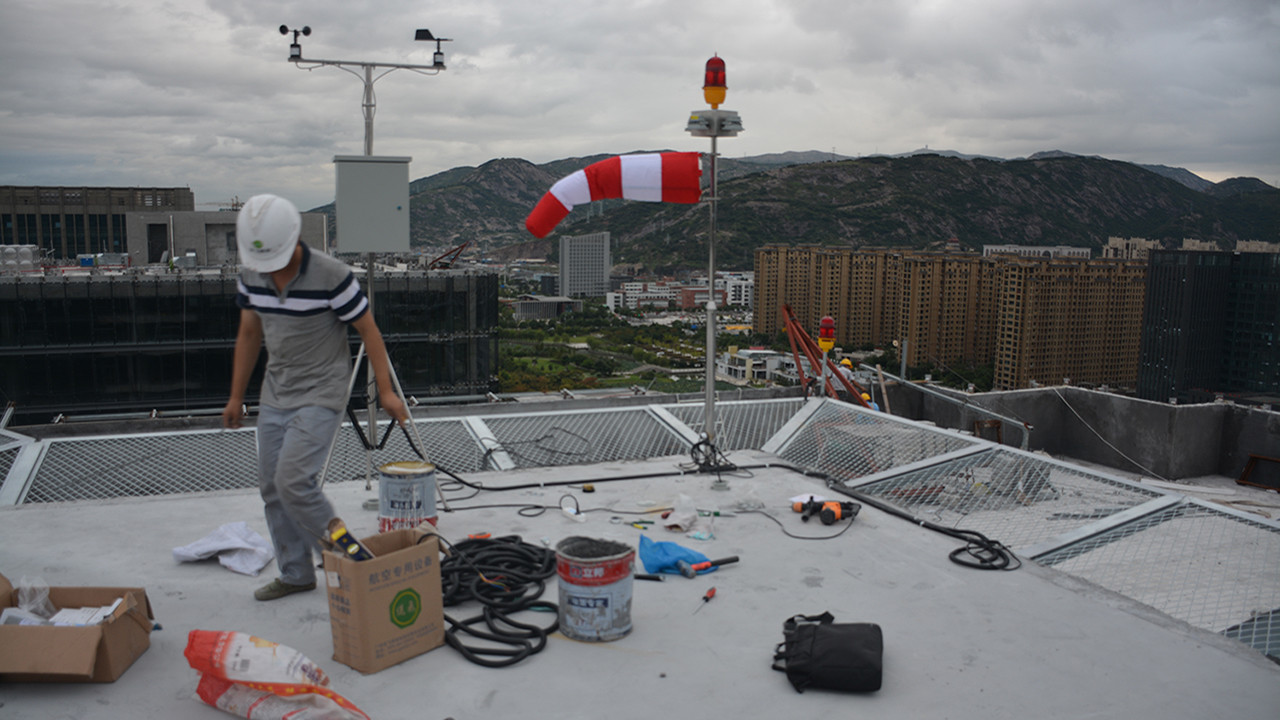 屋顶停机坪建造七