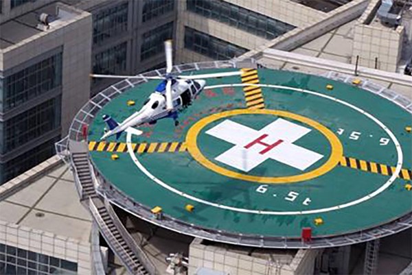 青岛空中120直升机正式上岗 两家医院成首批救援点